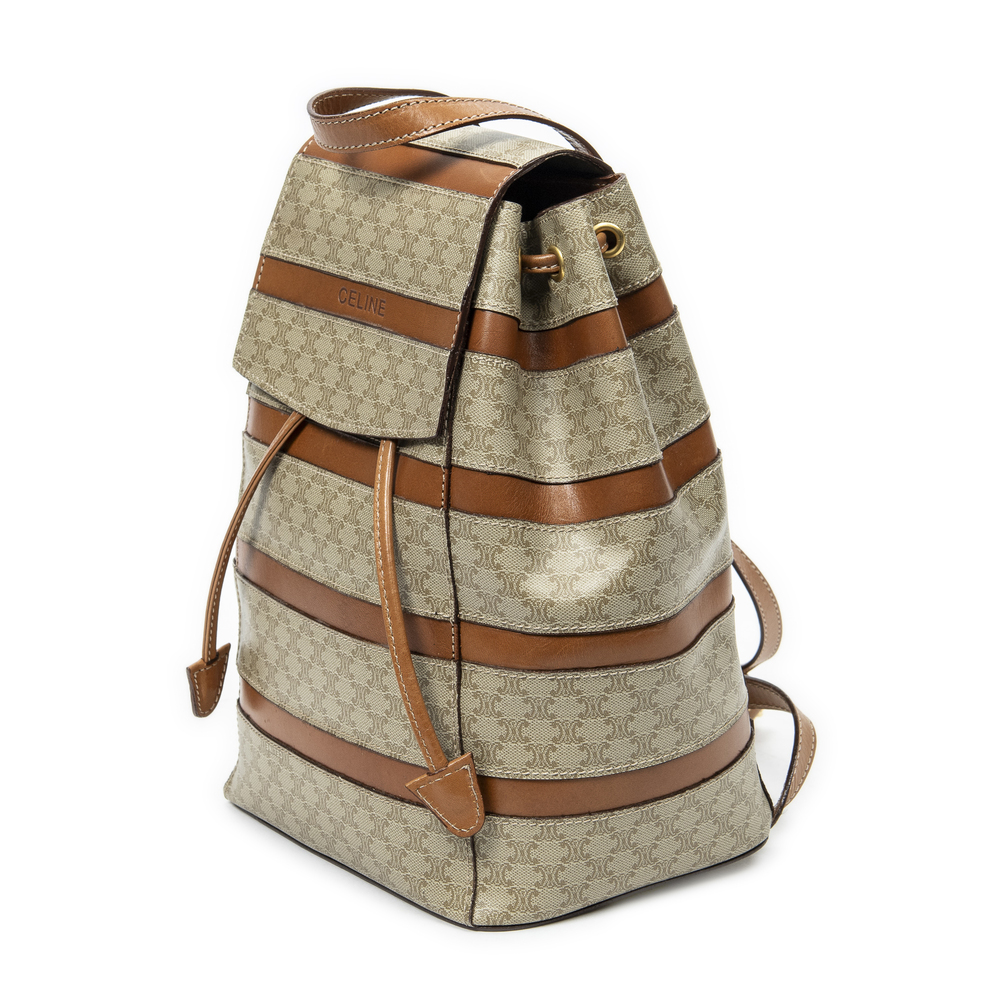 Celine Vintage Drawstring Backpack - image 2